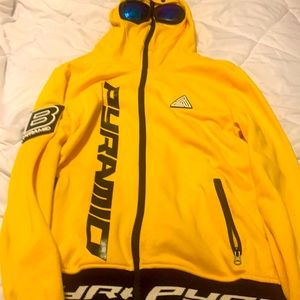 Black Pyramid full zip hoodie